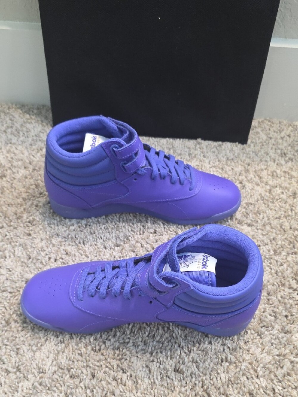 Reebok Purple High-Top Sneakers with Double Straps - Picture 6 of 11